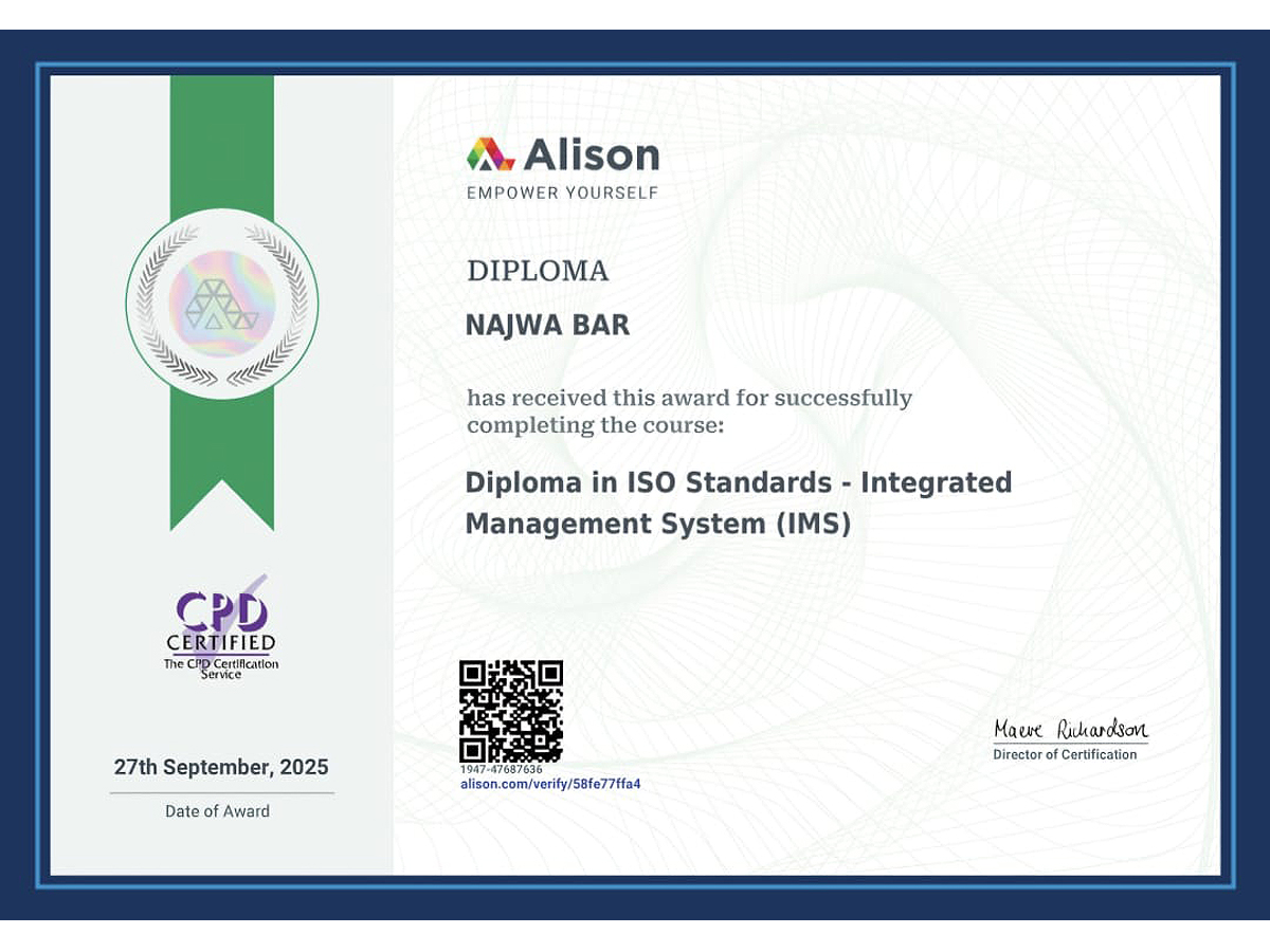Diploma in ISO Standards